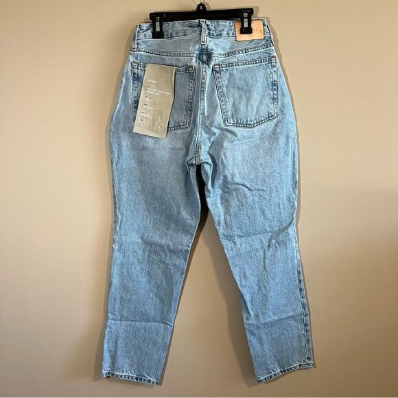 NWT Everlane Women’s 90’s Cheeky Straight Jean Vintage Sunbleached Blue Size 27 - Picture 7 of 13